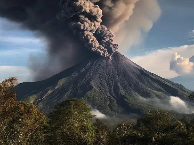 Waspada, Abu Vulkanik Erupsi Gunung Berapi